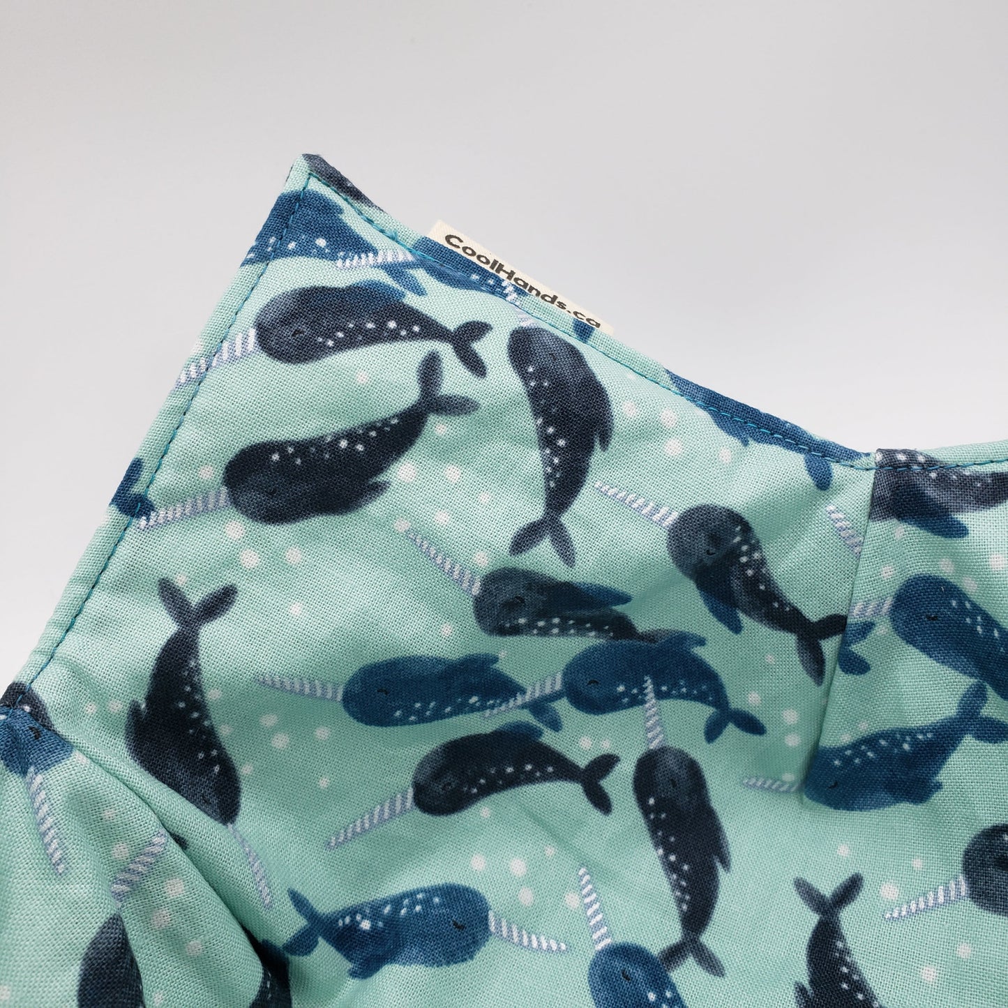 100% Cotton Microwavable Bowl Cozy - Unicorn of the Sea