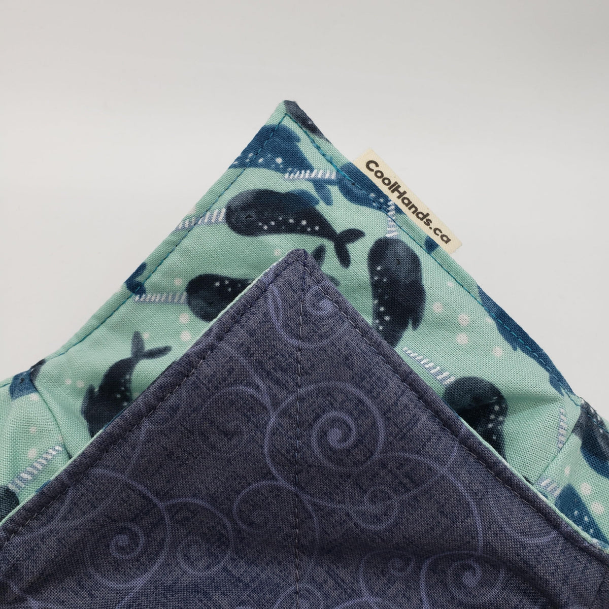 100% Cotton Microwavable Bowl Cozy - Unicorn of the Sea.