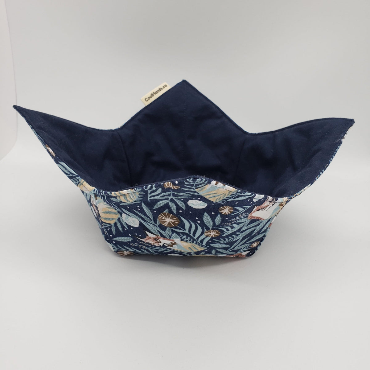 100% Cotton Microwavable Bowl Cozy - Clever As A Fox.