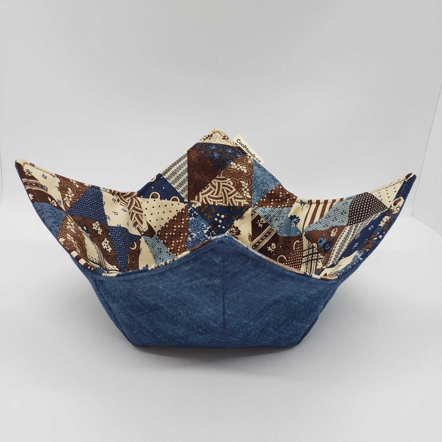 100% Cotton Microwavable Bowl Cozy - Grandmas Quilt