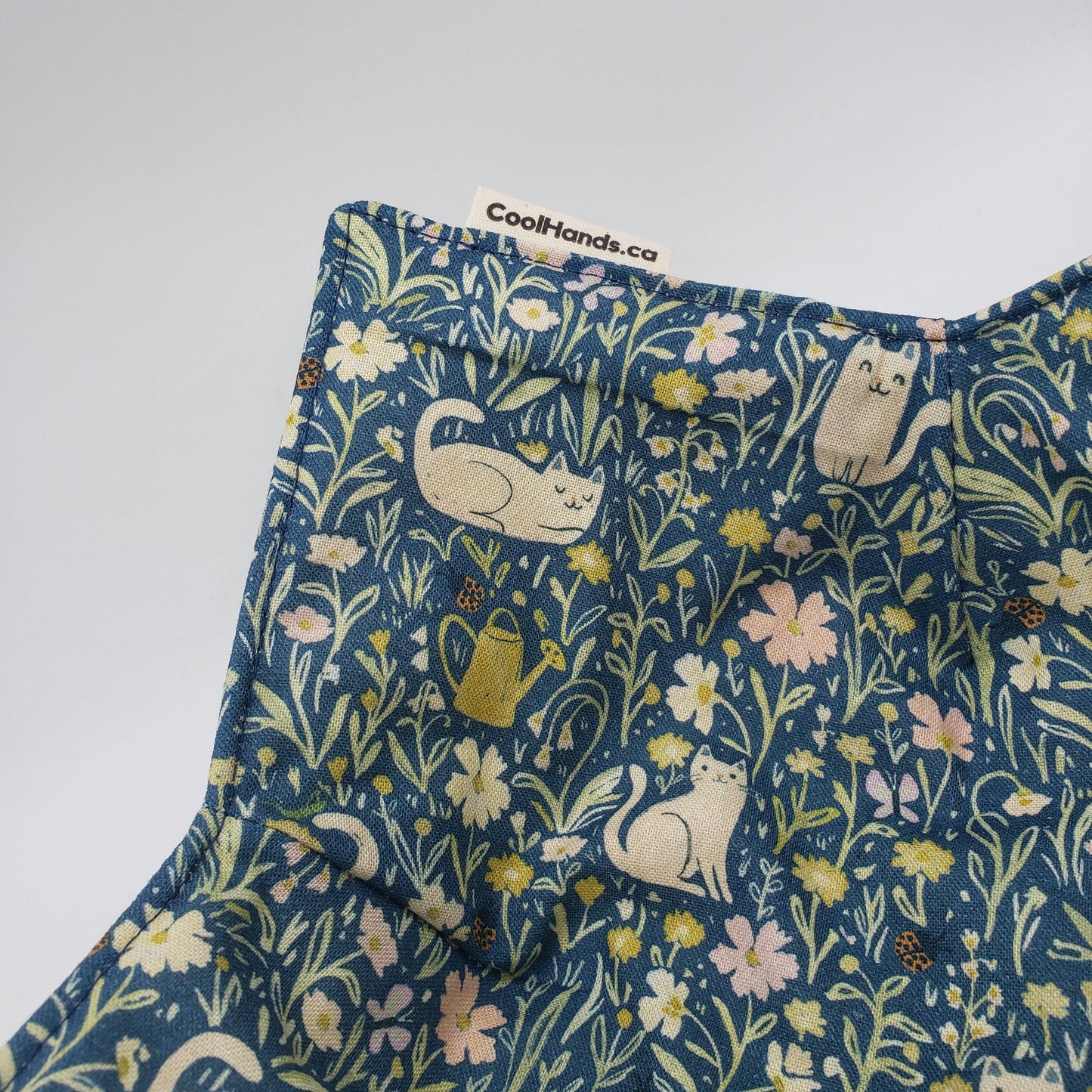 100% Cotton Microwavable Bowl Cozy - First Day of KittyGarden