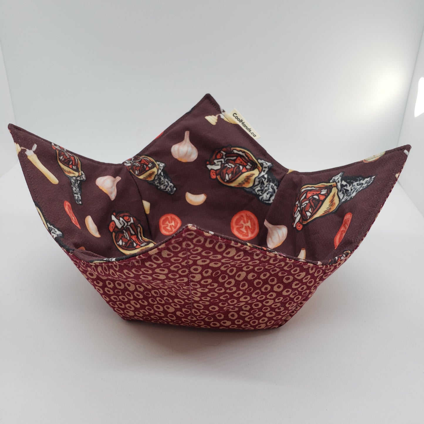 100% Cotton Microwavable Bowl Cozy - A Tribute to the King of Donair