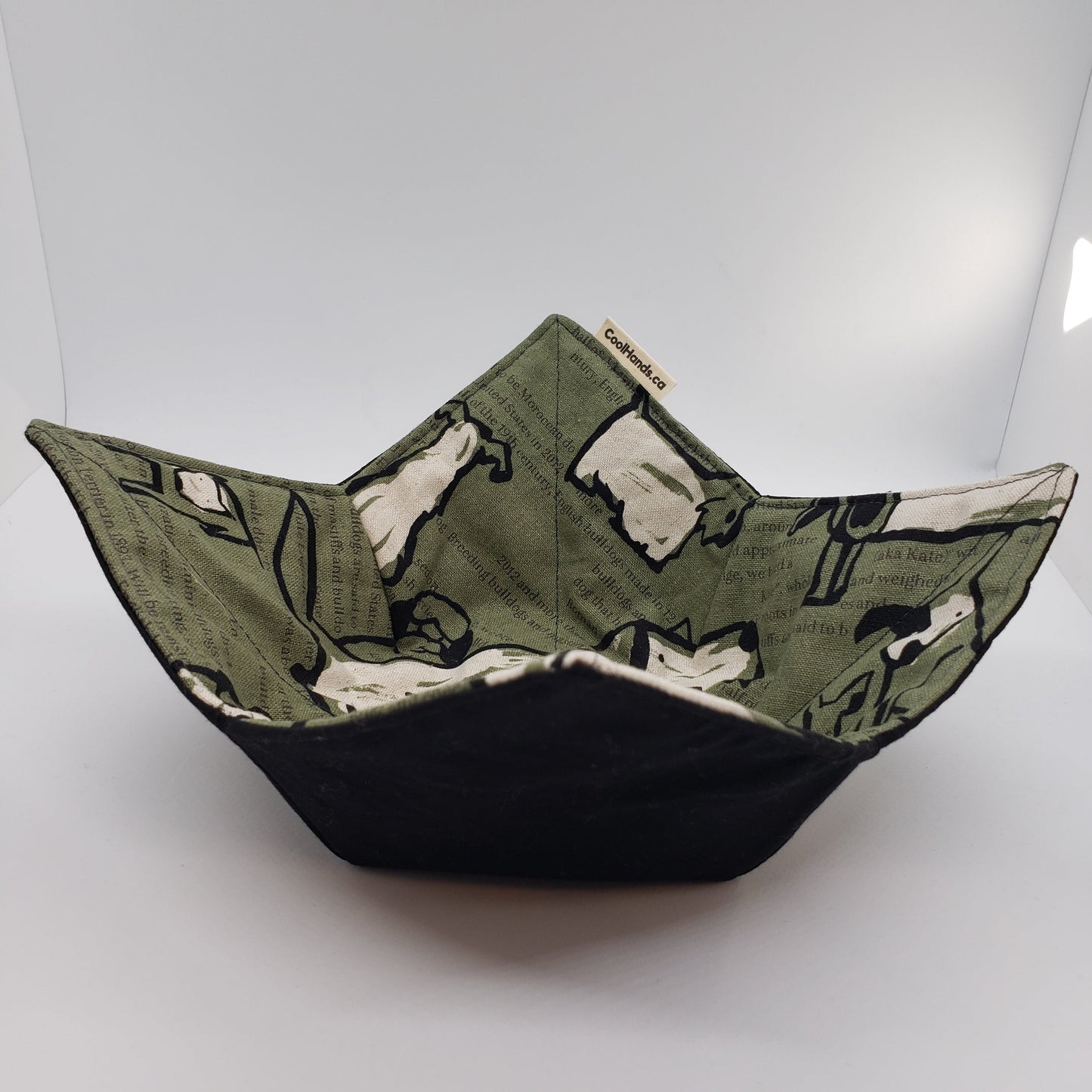 100% Cotton Microwavable Bowl Cozy - A Ruff Life