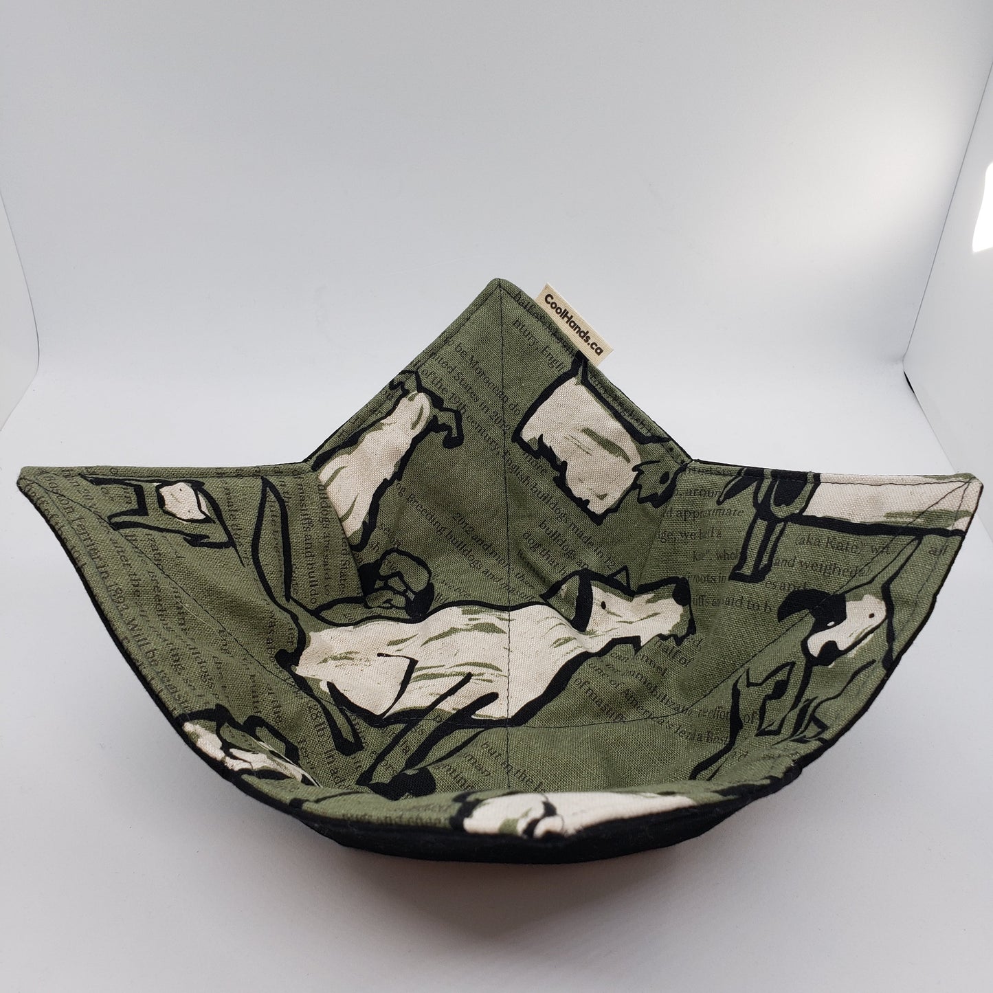 100% Cotton Microwavable Bowl Cozy - A Ruff Life