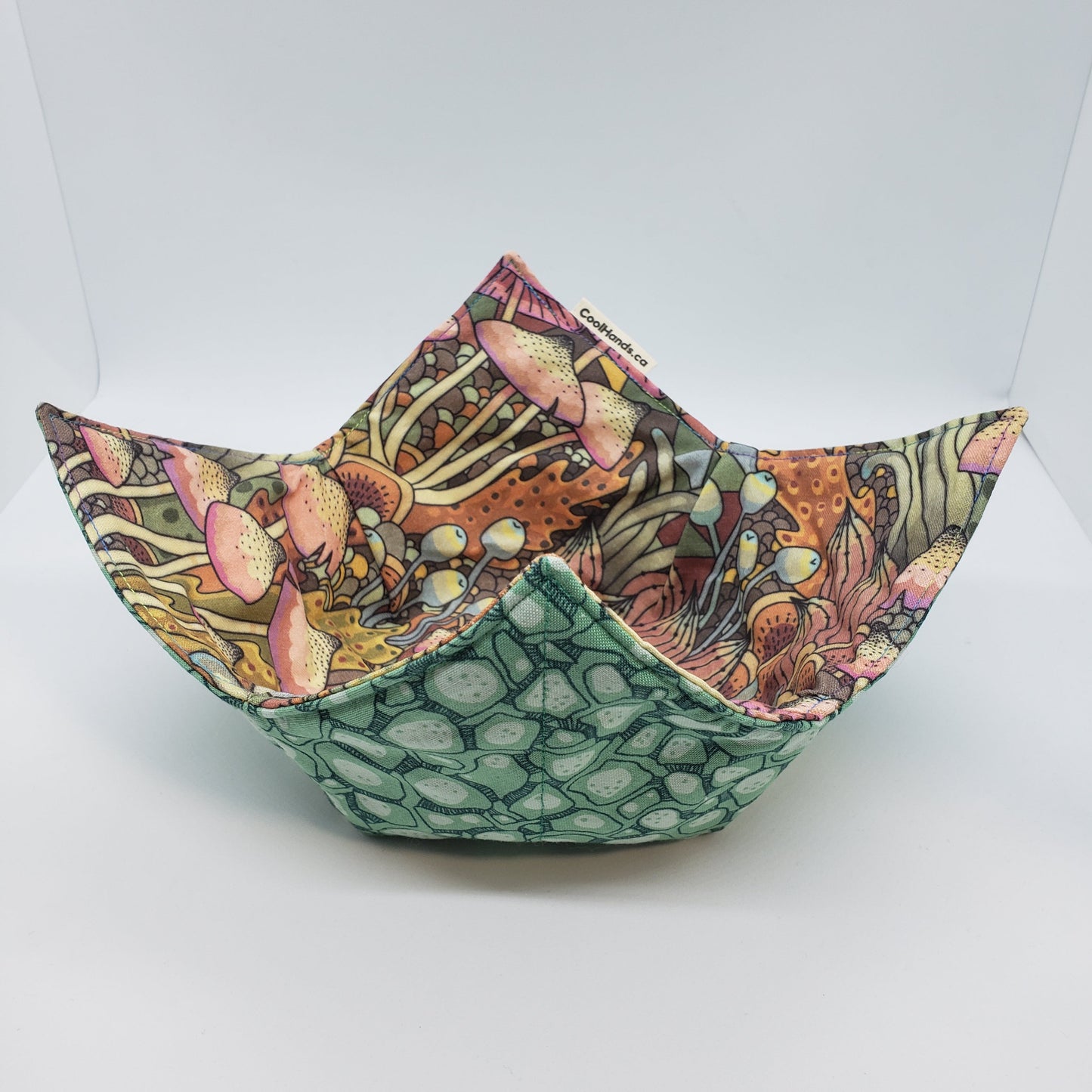 100% Cotton Microwavable Bowl Cozy - The Fungus Amongus