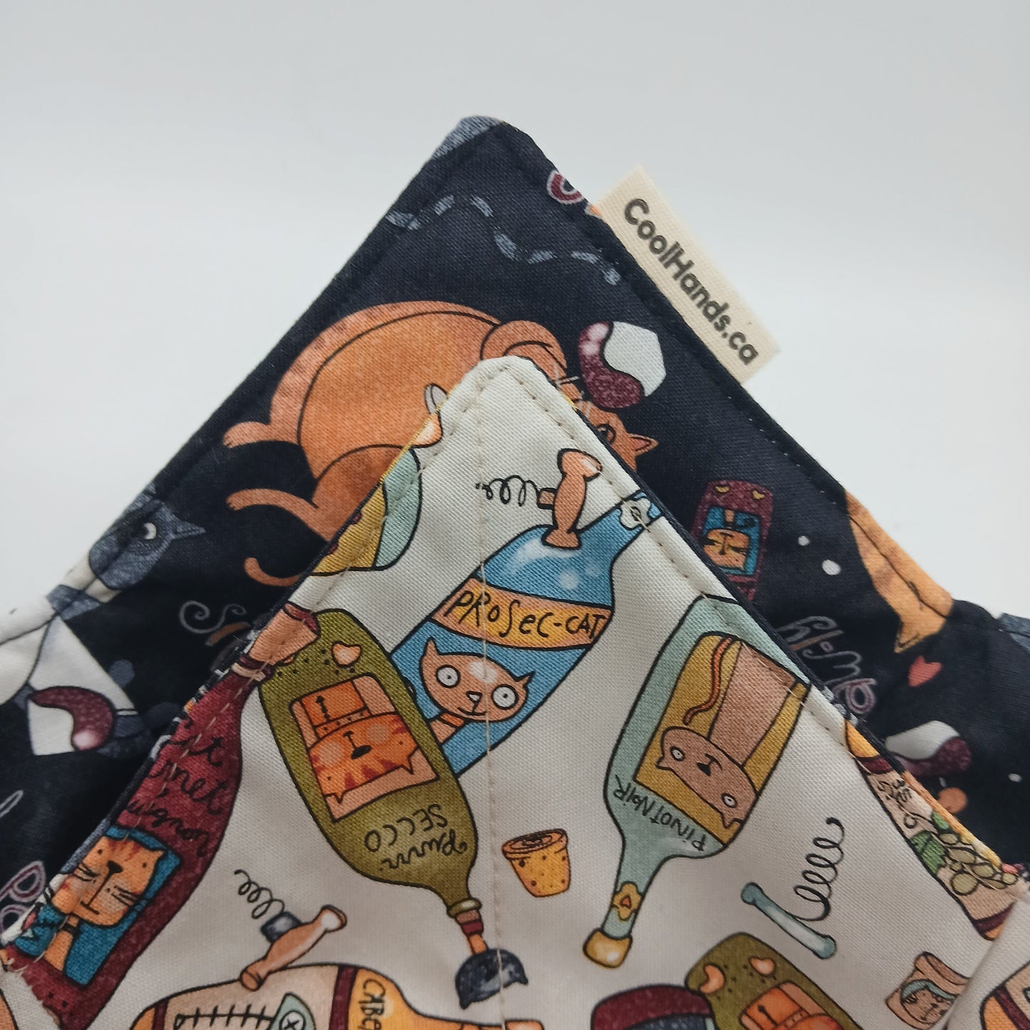 100% Cotton Microwavable Bowl Cozy - We Like to Pawty!