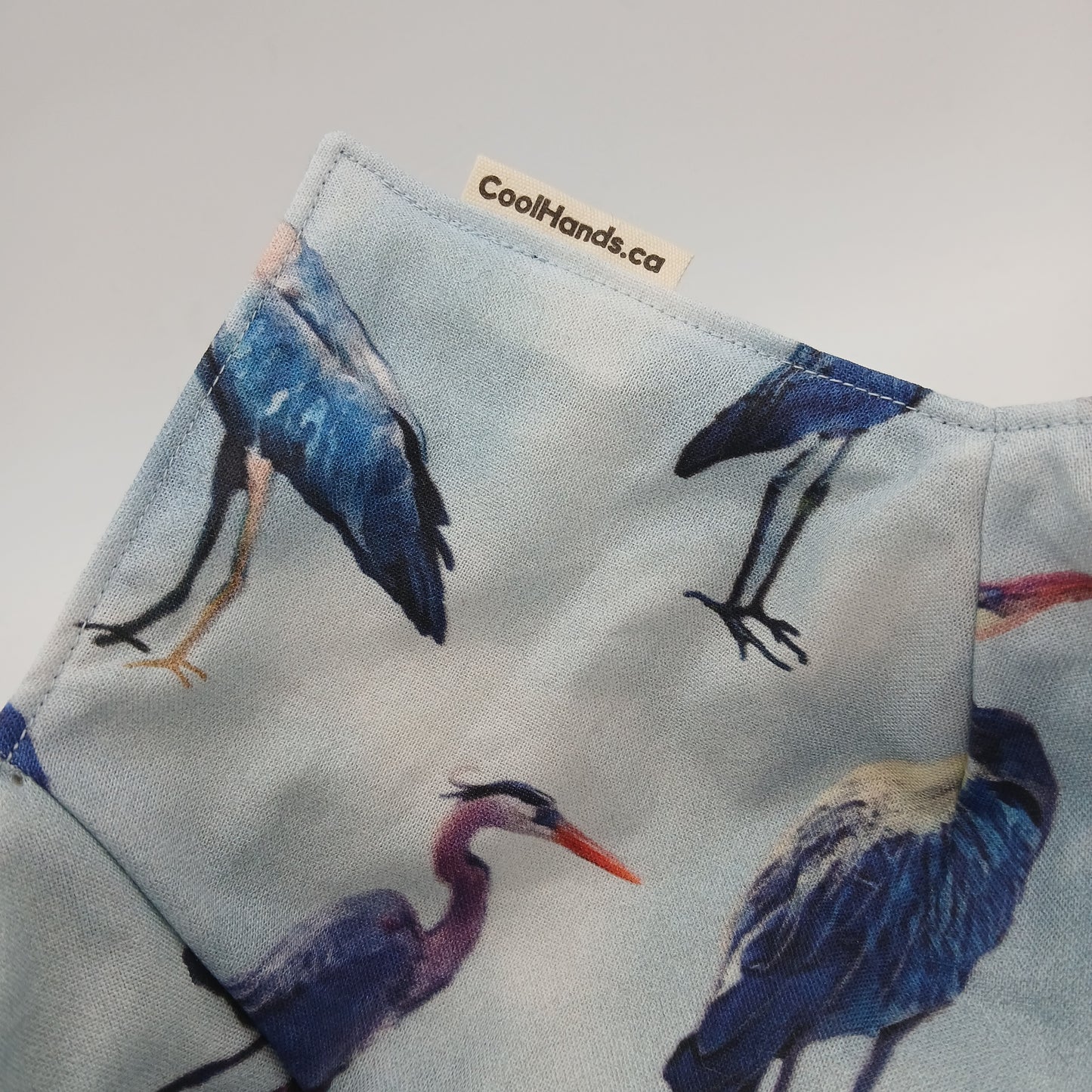 100% Cotton Microwavable Bowl Cozy - Heron There'n Everywhere