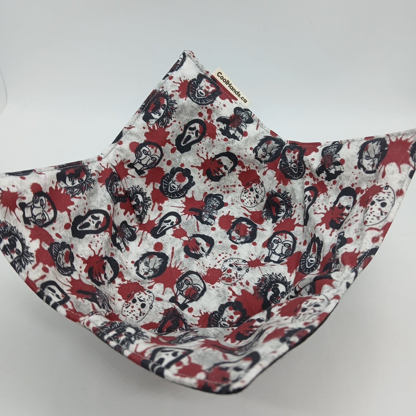 100% Cotton Microwavable Bowl Cozy - Fright Night