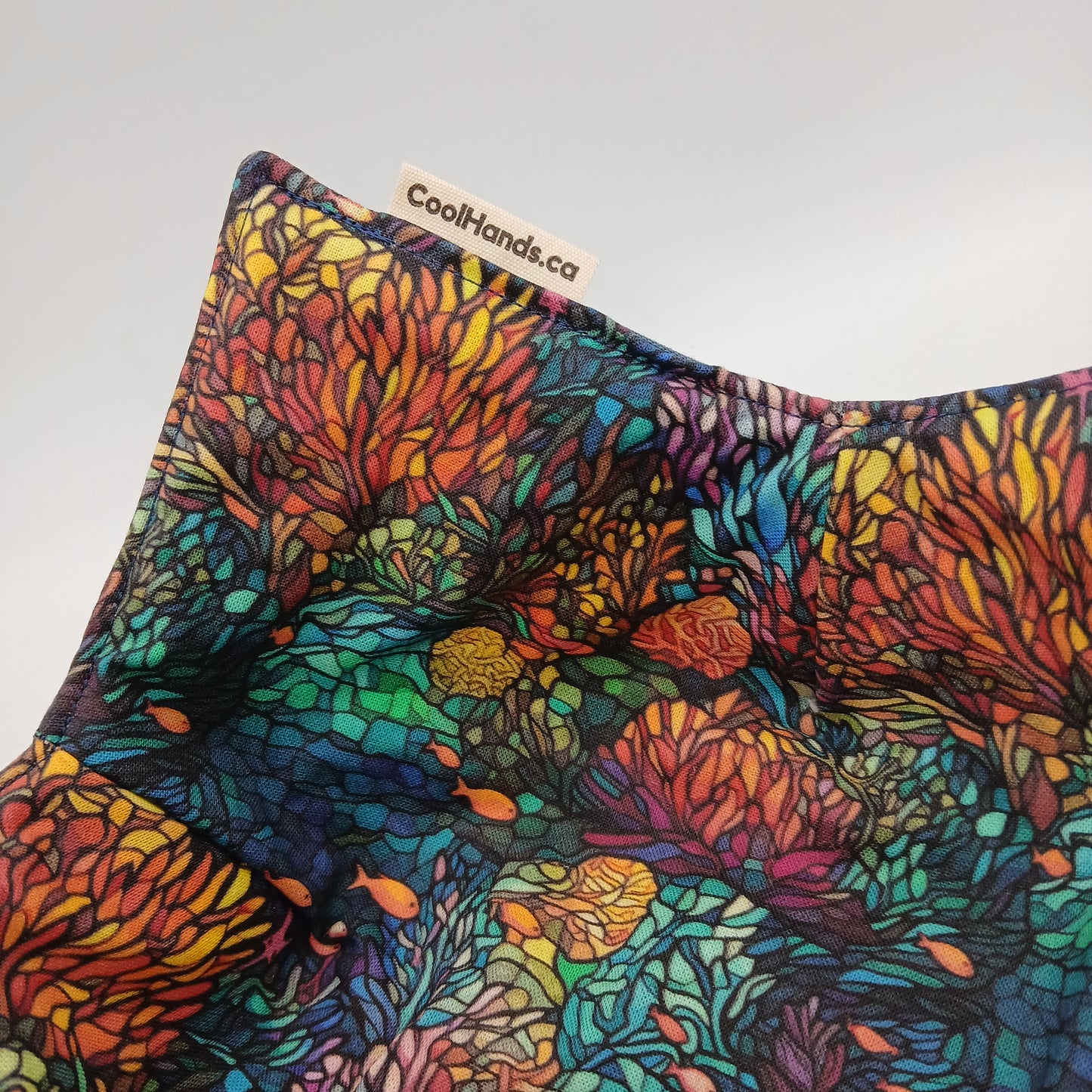 100% Cotton Microwavable Bowl Cozy - With Fronds Like These, Who Needs Anenomes?
