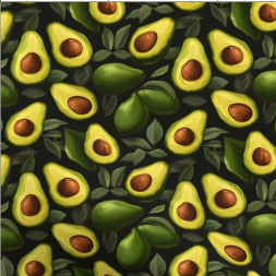 100% Cotton Microwavable Bowl Cozy - A Guac On The Wild Side