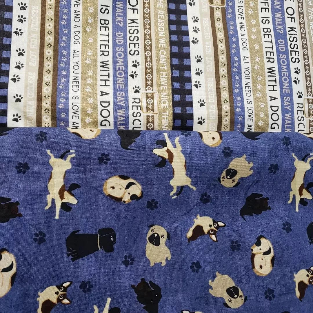 100% Cotton Microwavable Bowl Cozy - Dog Day Afternoon.