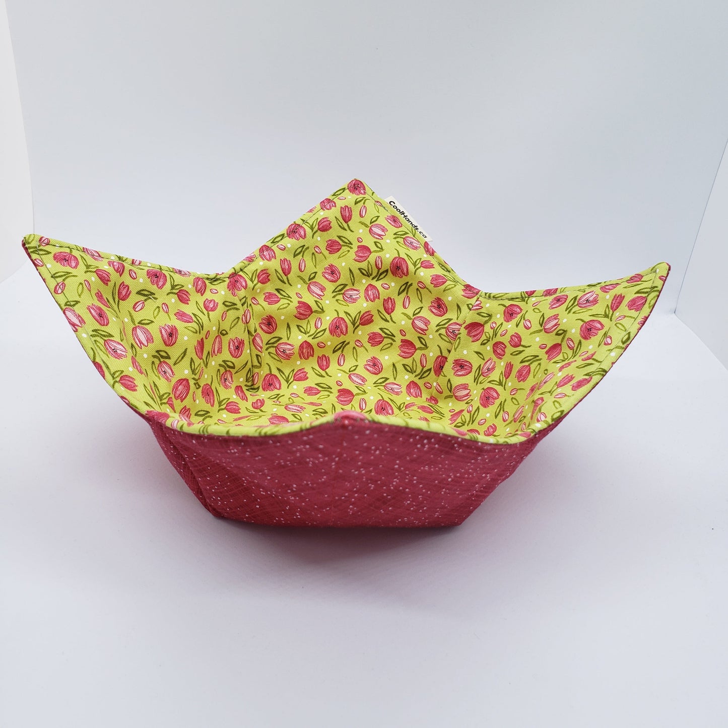 100% Cotton Microwavable Bowl Cozy - Tulip Festival