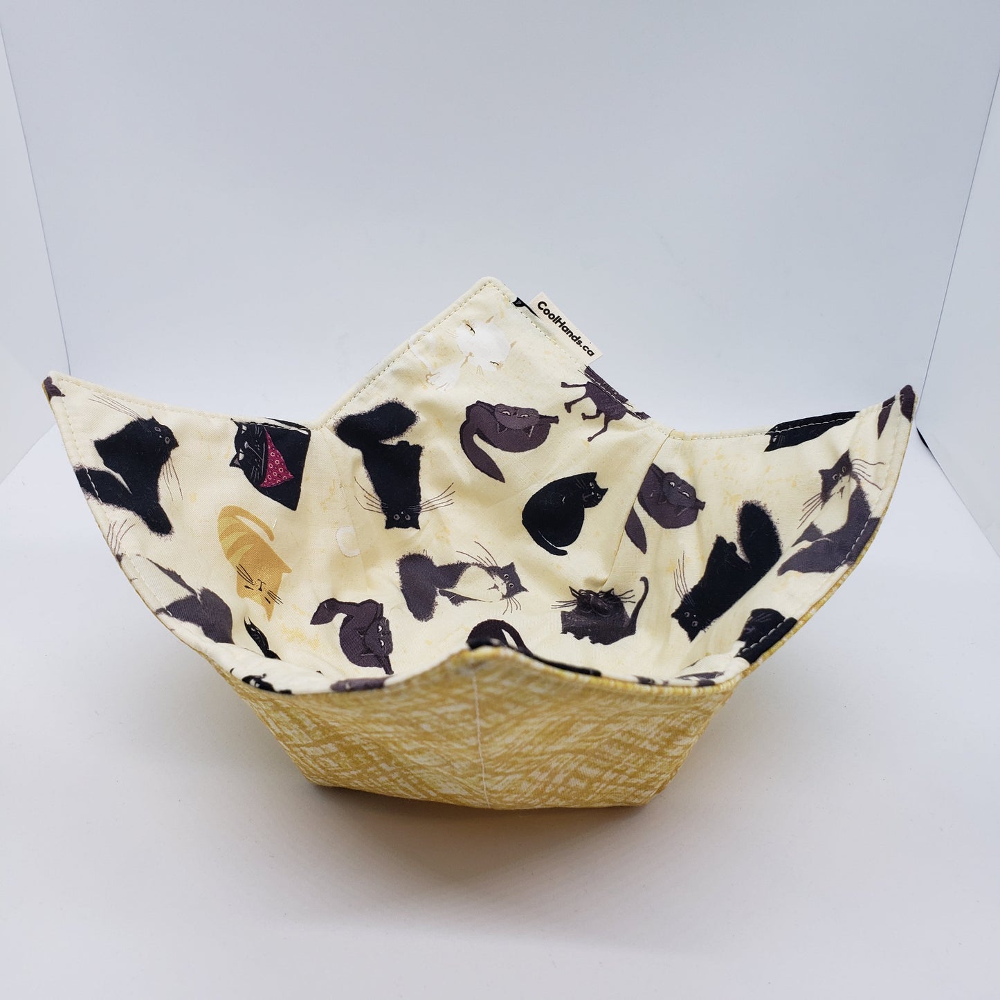 100% Cotton Microwavable Bowl Cozy - Cattitude