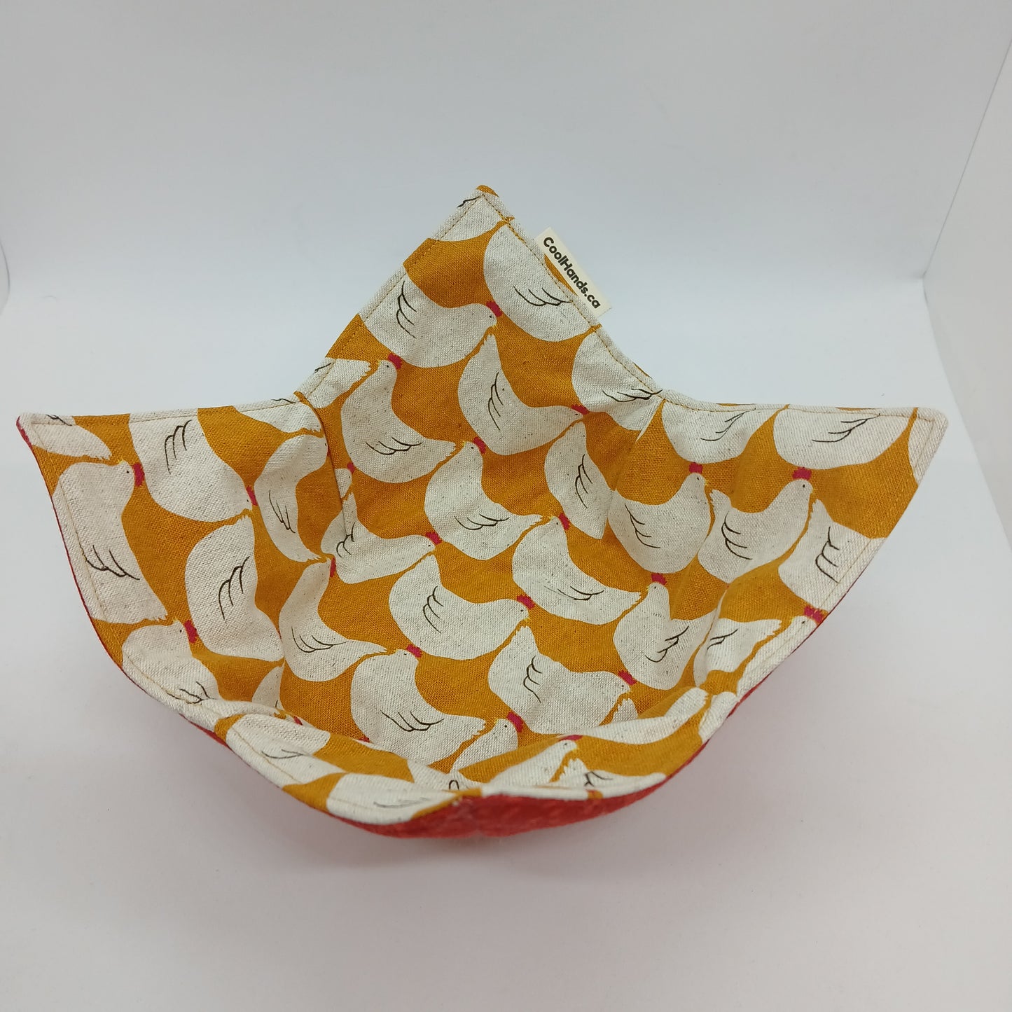 100% Cotton Microwavable Bowl Cozy - Mother Hen