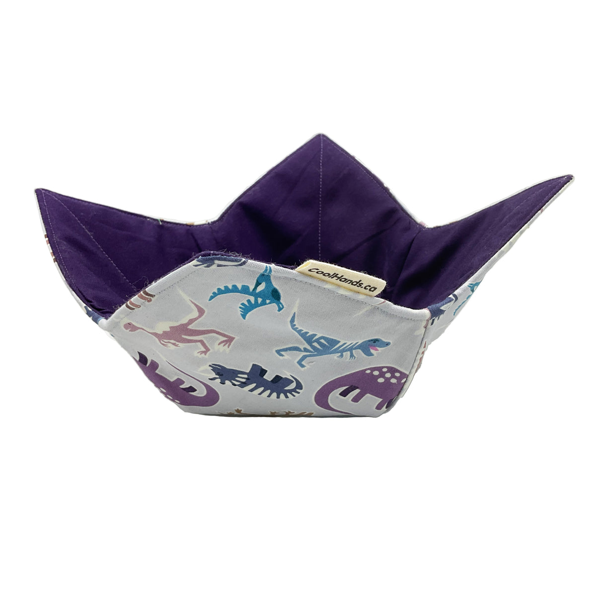 100% Cotton Microwavable Bowl Cozy - DinoRawr