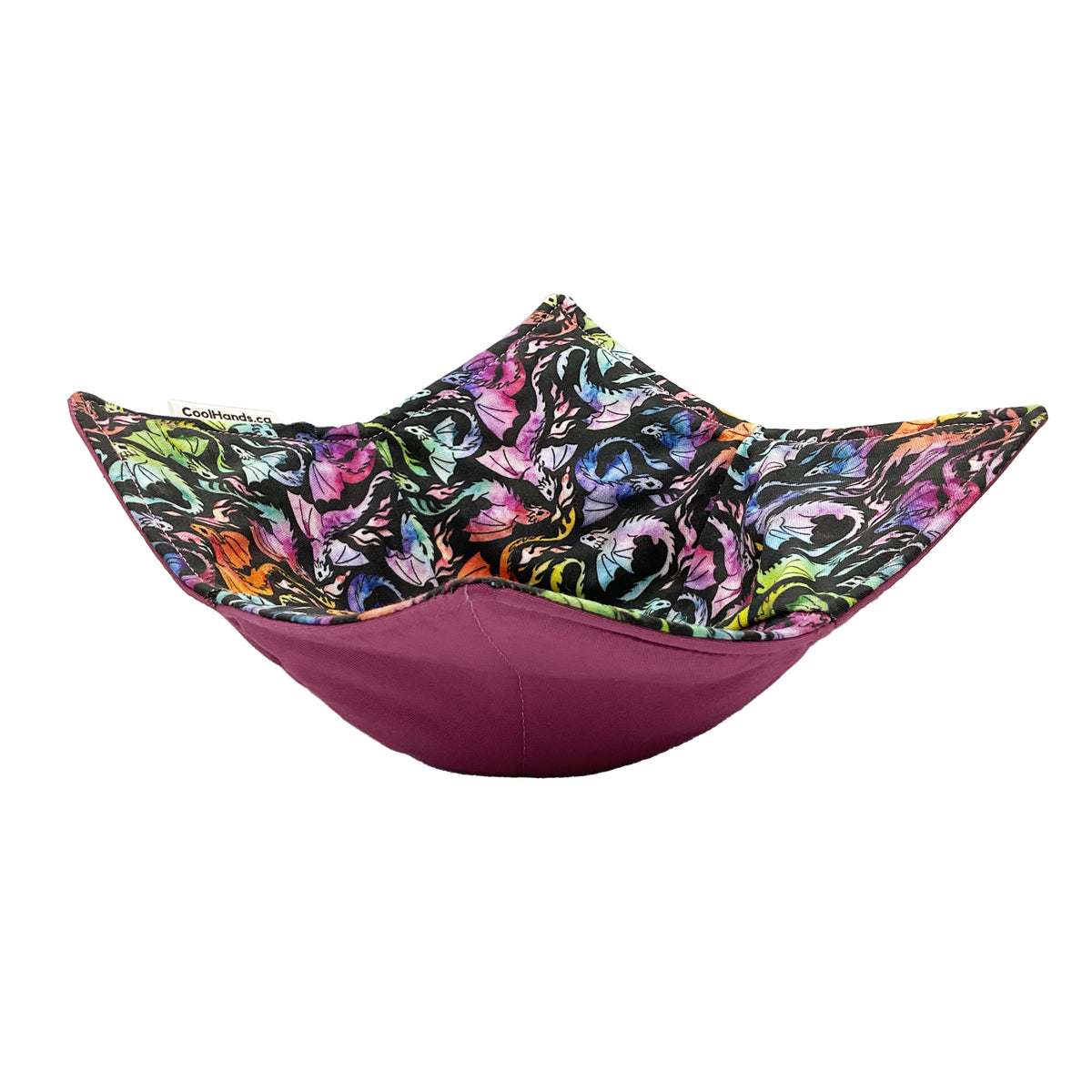 100% Cotton Microwavable Bowl Cozy - Dragons Fly
