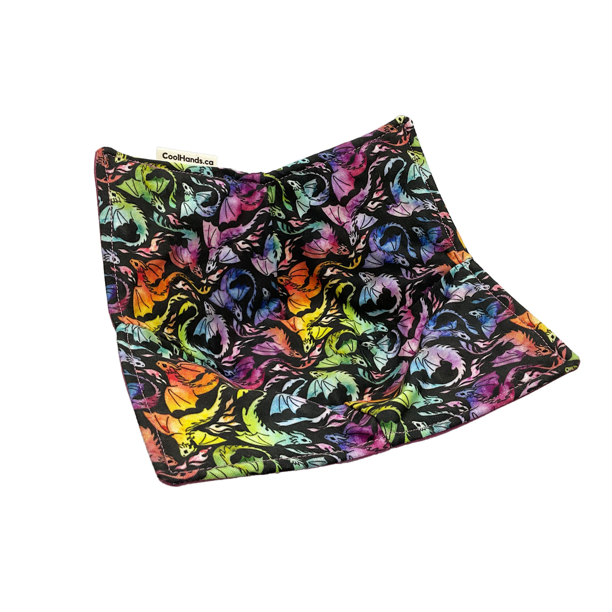 100% Cotton Microwavable Bowl Cozy - Dragons Fly