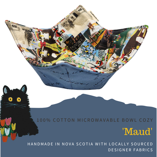 100% Cotton Microwavable Bowl Cozy - Maud