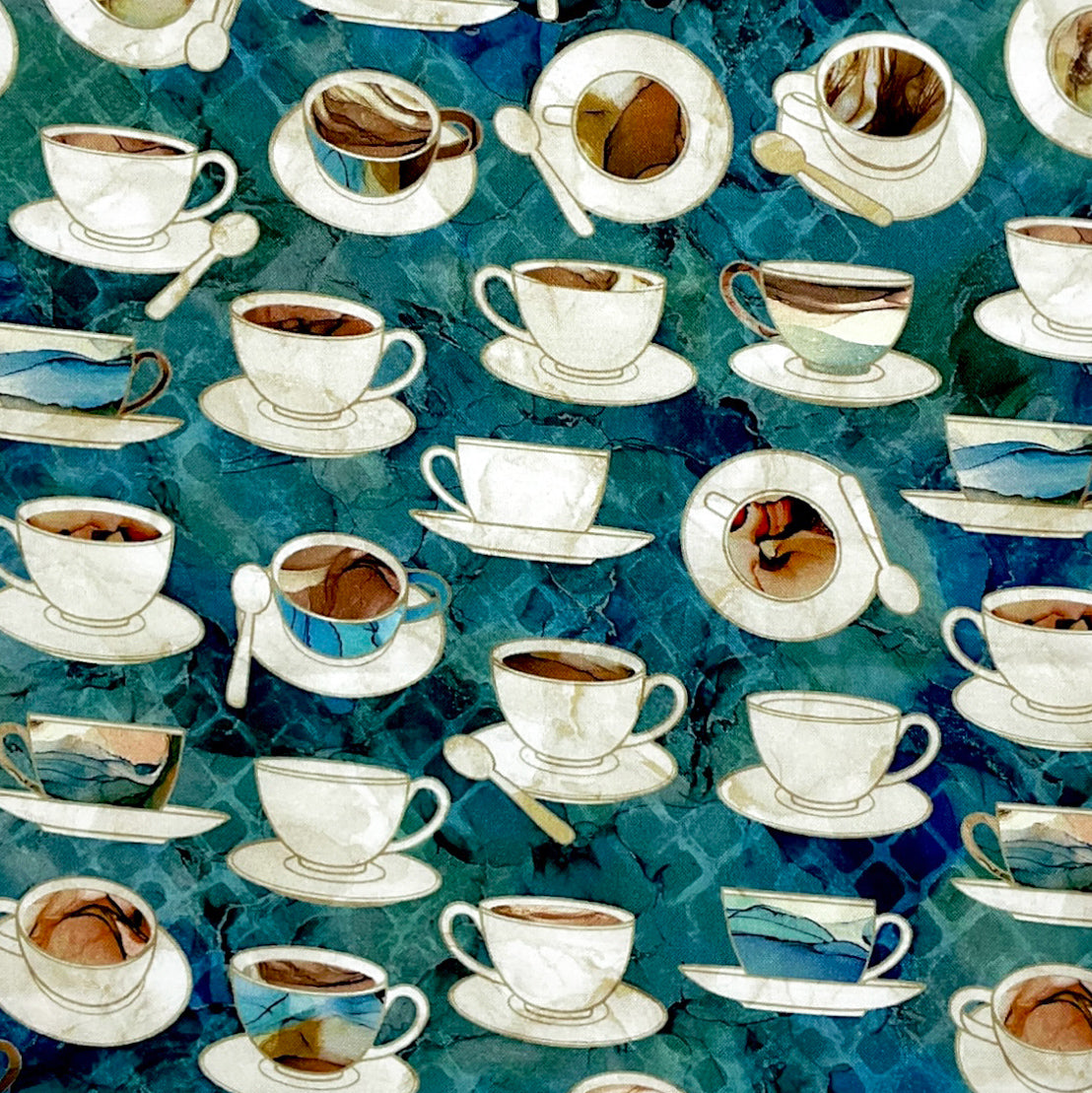 100% Cotton Microwavable Bowl Cozy - Coffee Time