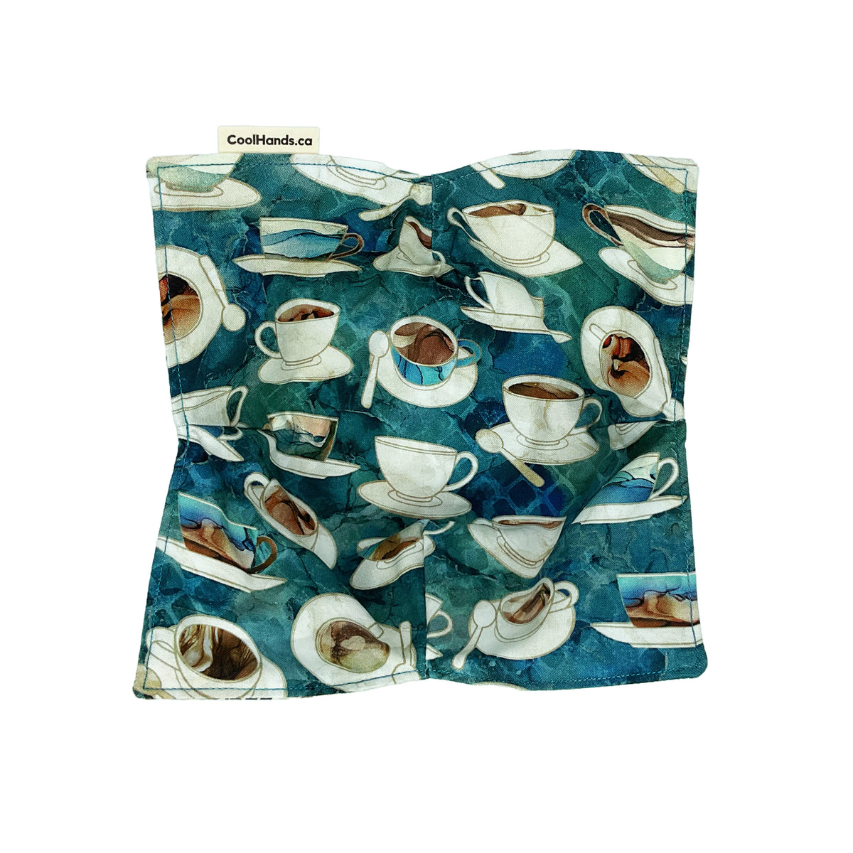 100% Cotton Microwavable Bowl Cozy - Coffee Time