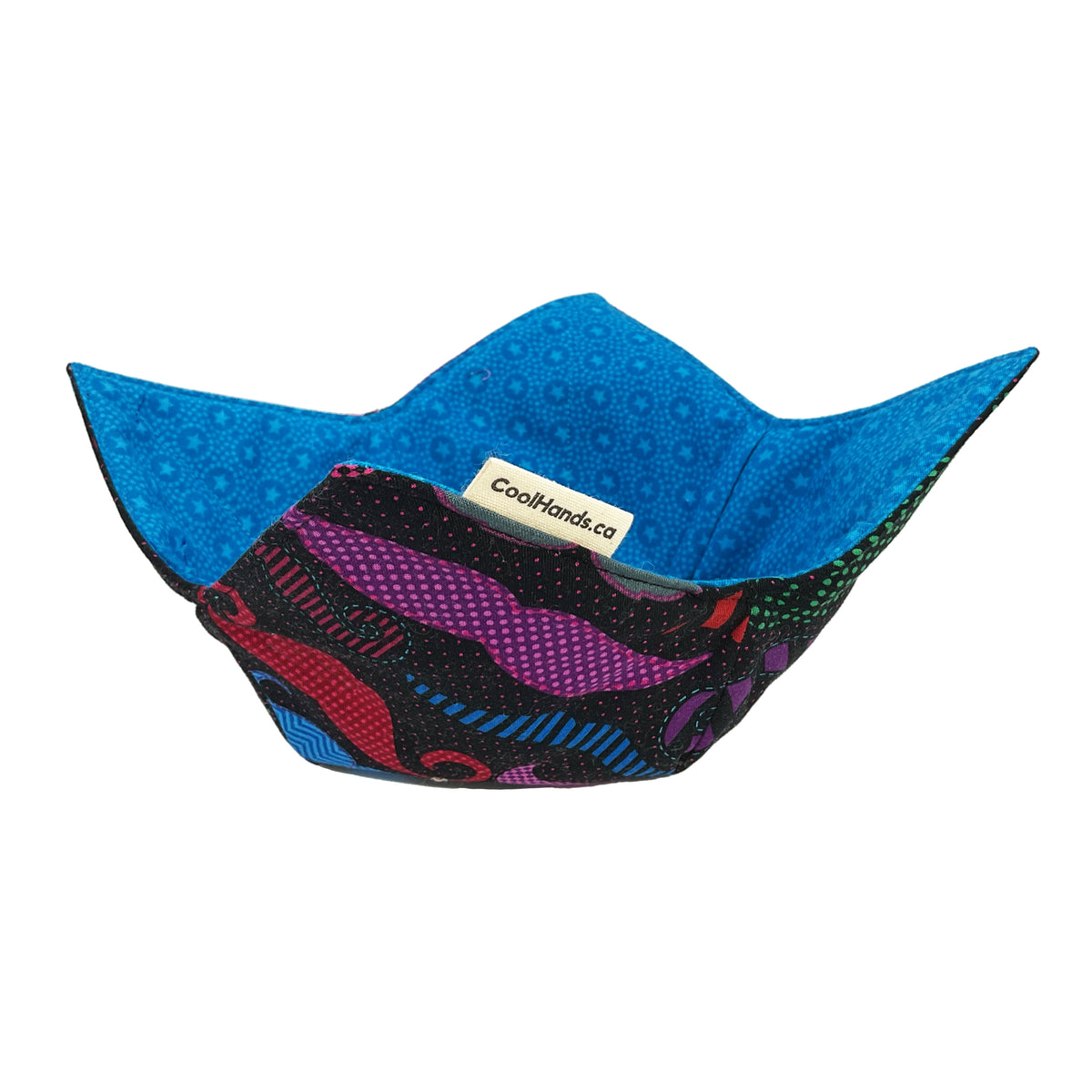100% Cotton Microwavable Bowl Cozy - Dapper in the Dark