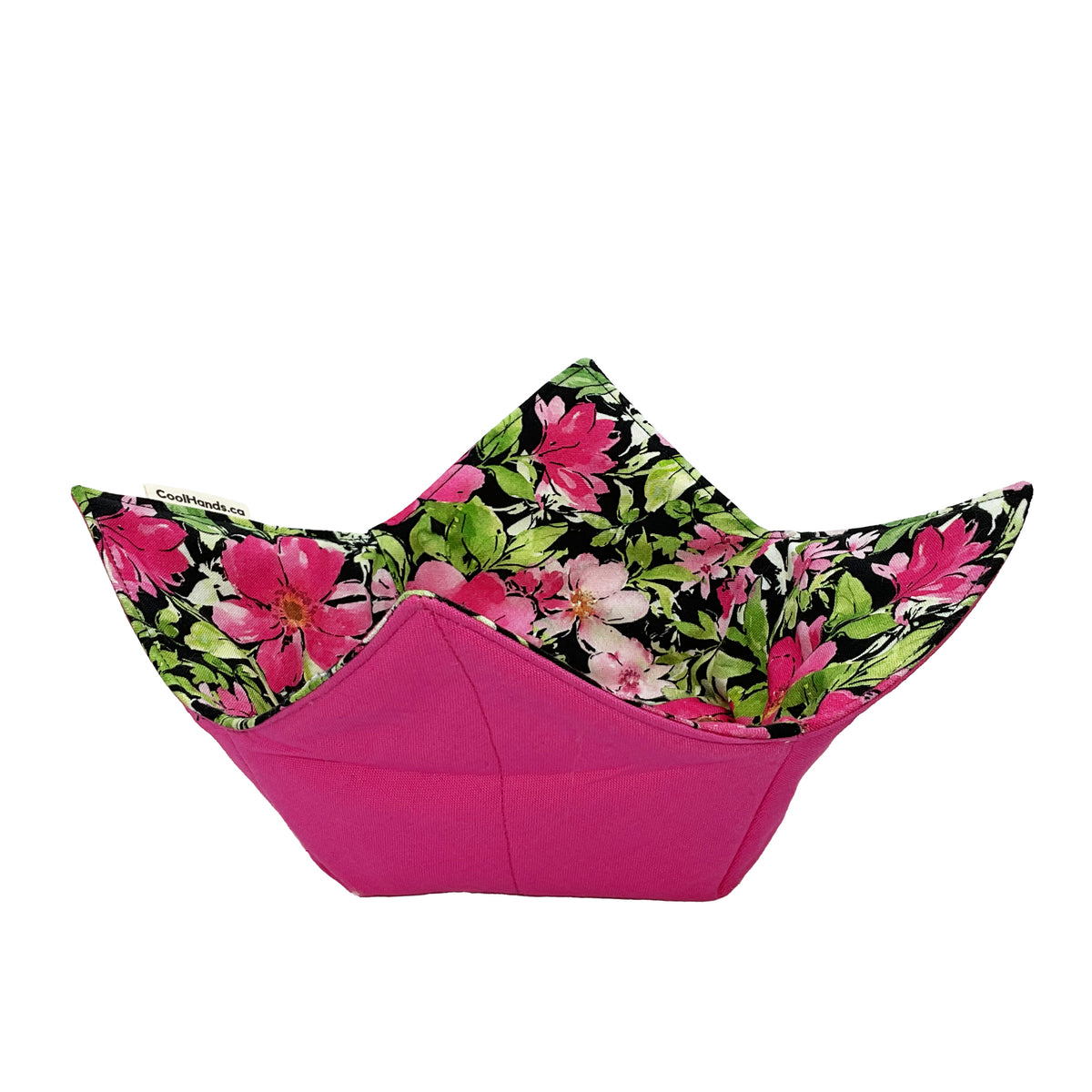 100% Cotton Microwavable Bowl Cozy - Kiss of the Mandevilla