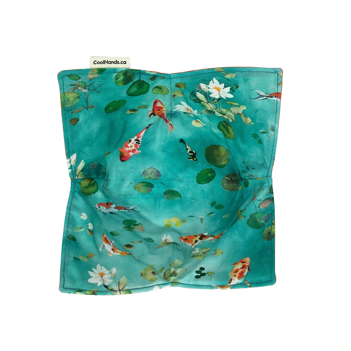 100% Cotton Microwavable Bowl Cozy - Playing Koi