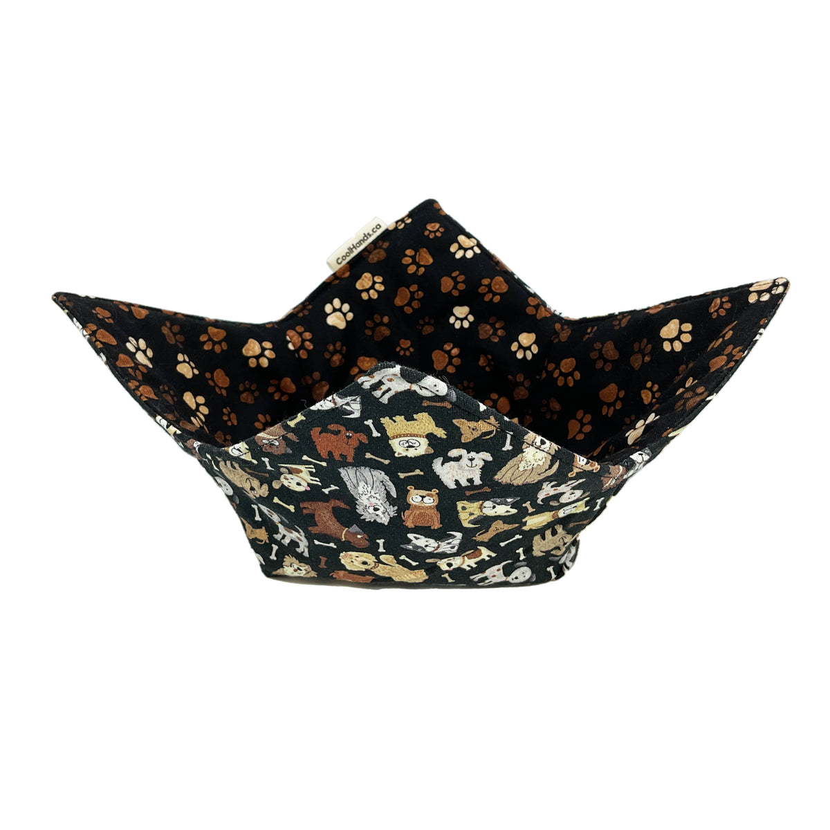 100% Cotton Microwavable Bowl Cozy - Bone to Pick