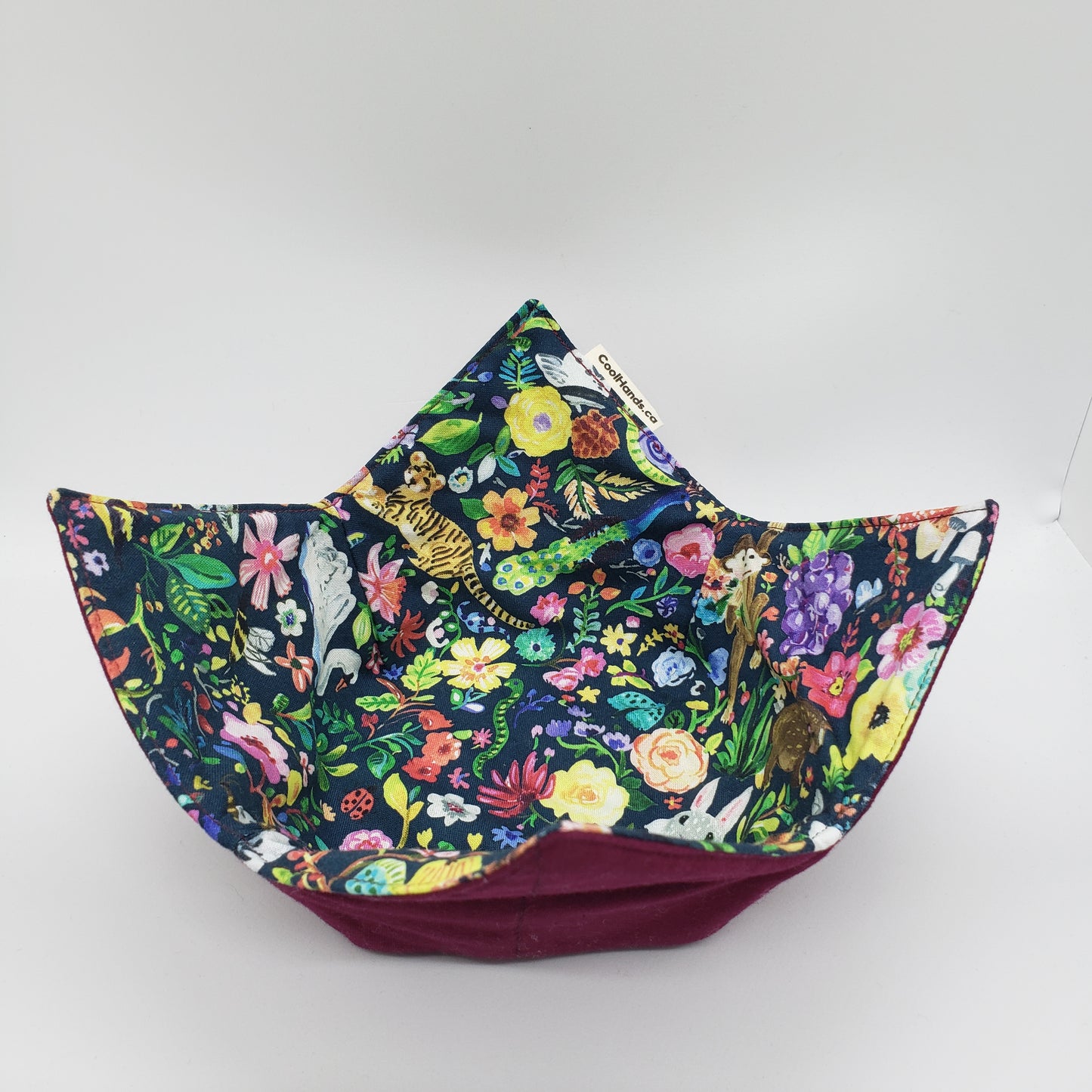 100% Cotton Microwavable Bowl Cozy - Enchanted Forest