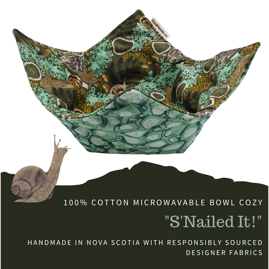 100% Cotton Microwavable Bowl Cozy - S'Nailed It!