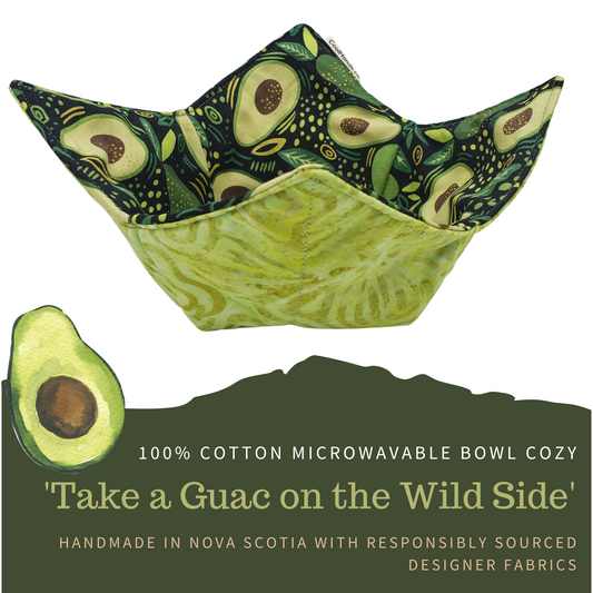 PRE-ORDER  Bowl Cozy - A Guac On The Wild Side